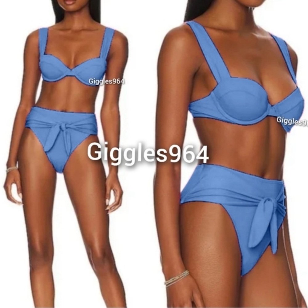 WeWoreWhat Blue Bikini Set (NWT) - Picture 7 of 7